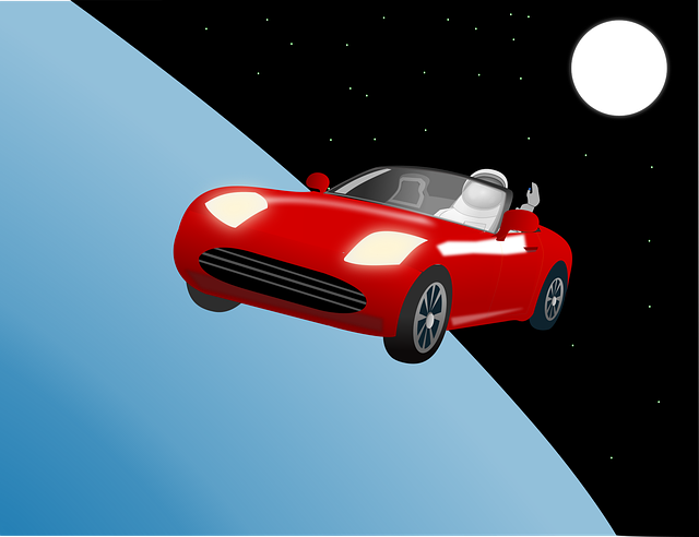 Jakou rychlostí letí Starman ve voze Tesla Roadster?